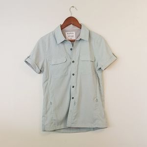 WindRiver No Fly Zone Women's light teal short sleeve shirt